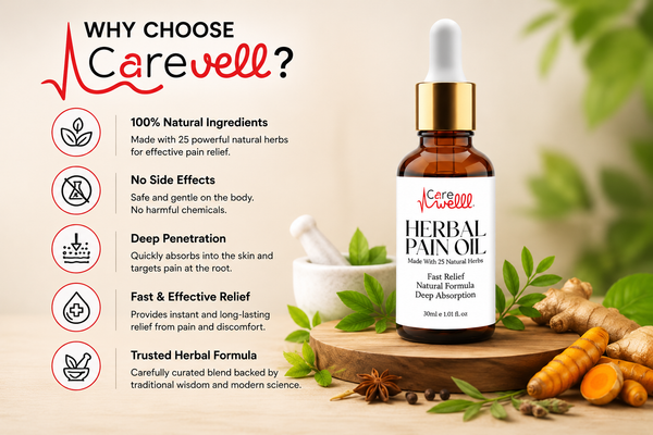 Carewelll Herbal Oil For Joint & Muscle Relief