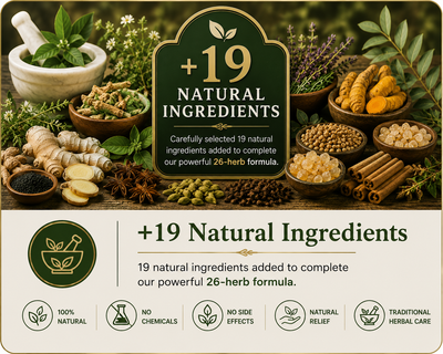 +19 Natural Ingredients
